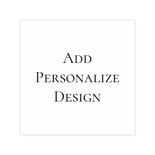 Personalized Custom 1.5" x 1.5 Permastempel (Design)