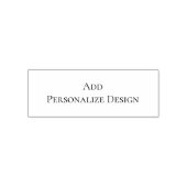 Personalized Custom 2.15" x 0.78" Permastempel (Design)