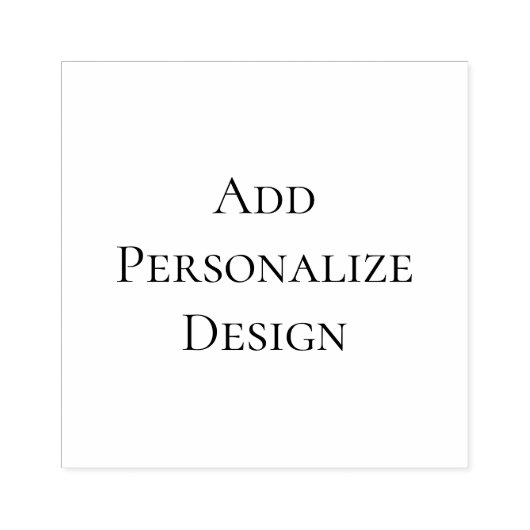 Personalized Custom 2.5" x 2.5" Gummistempel (Prägung)