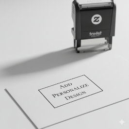 Personalized Custom 2.65" x 0.9" Permastempel