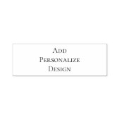 Personalized Custom 2.65" x 0.9" Permastempel (Design)