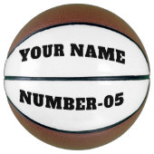 Personalized Custom Basketball – Your Text Here (Vorderseite)
