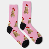 Personalized Custom Bearded Dragon Christmas Socken (Rechts)