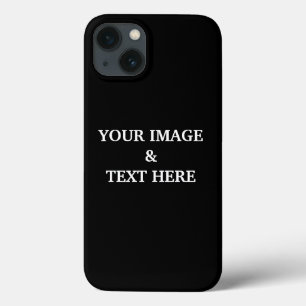 Personalized Custom Black Your Own Photo Case-Mate iPhone Hülle