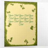Personalized Custom Brochures Forest Dreifach Gefaltete Karte (Innen Erste Seite)