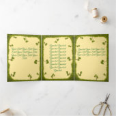 Personalized Custom Brochures Forest Dreifach Gefaltete Karte (Innenseite)