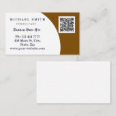Personalized Custom Corporate QR Code Logo Busines Visitenkarte (Vorne/Hinten)