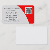 Personalized Custom Corporate QR Code Logo Visitenkarte (Vorne/Hinten)