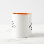 Personalized custom customized gifts zweifarbige tasse (Mittel)