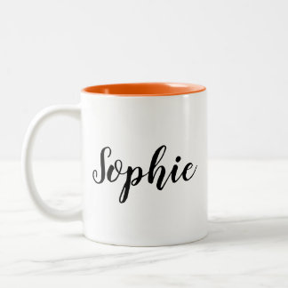 Personalized custom customized gifts zweifarbige tasse
