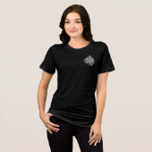 Personalized Custom Design Your Funny QR Code Tri-Blend Shirt (Vorderseite voll)