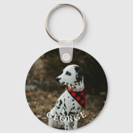 Personalized Custom Dog Pet Photo Keepsake Schlüsselanhänger