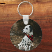 Personalized Custom Dog Pet Photo Keepsake Schlüsselanhänger (Vorderseite)