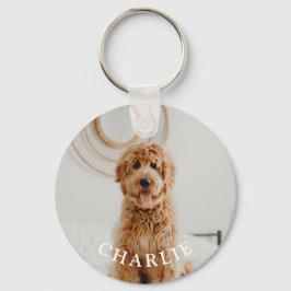 Personalized Custom Dog Pet Photo Keepsake Schlüsselanhänger