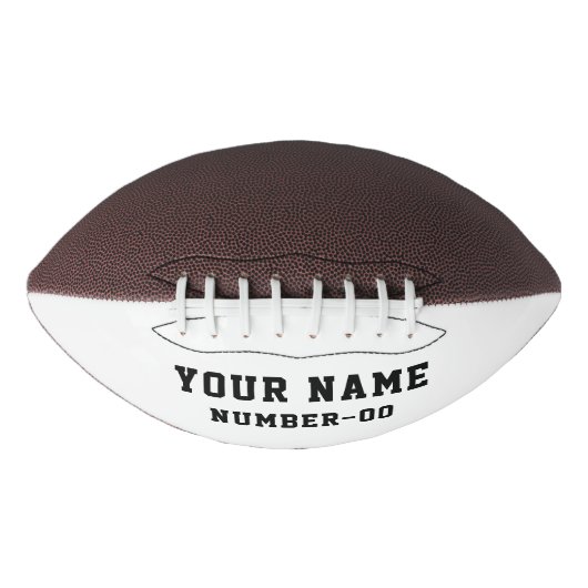 Personalized Custom Football –Add Your Text Here (Vorderseite)