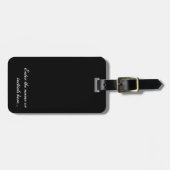 Personalized Custom Luggage Tag Gepäckanhänger (Vorderseite horizontal)