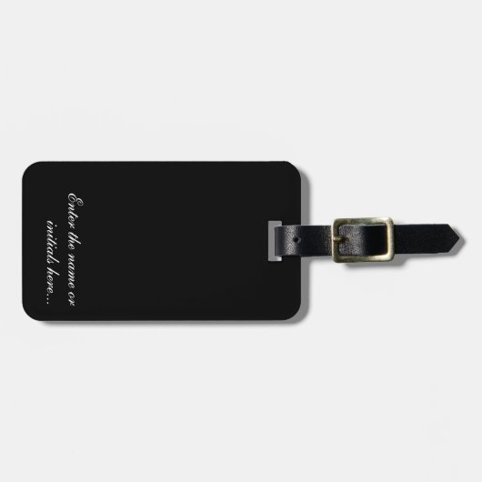 Personalized Custom Luggage Tag Gepäckanhänger (Vorderseite horizontal)