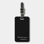 Personalized Custom Luggage Tag Gepäckanhänger (Vorderseite vertikal)