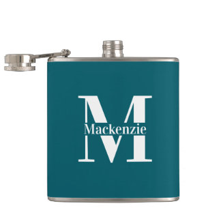 Personalized Custom Made Monogrammed Flachmann