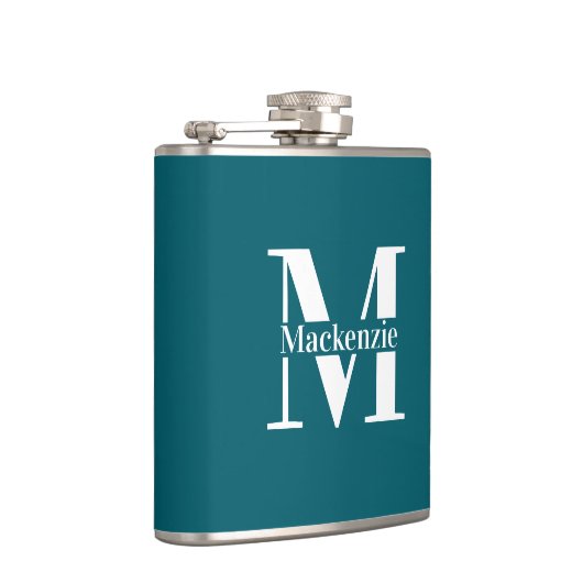 Personalized Custom Made Monogrammed Flachmann (Rechts)