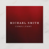 Personalized Custom Minimalist Modern QR Code Logo Quadratische Visitenkarte (Vorderseite)