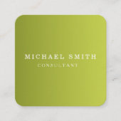 Personalized Custom Minimalist Modern QR Code Logo Quadratische Visitenkarte (Vorderseite)