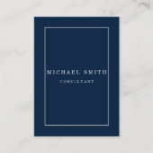 Personalized Custom Minimalist Modern QR Code Logo Visitenkarte (Vorderseite)