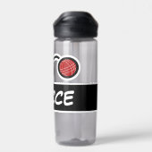 Personalized custom name bocce ball trinkflasche (Rückseite)