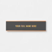 Personalized Custom Name Door Sign Example Türschild (Vorderseite )