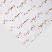 Personalized Custom Name Gift Tissue Paper Seidenpapier (Ausschnitt)