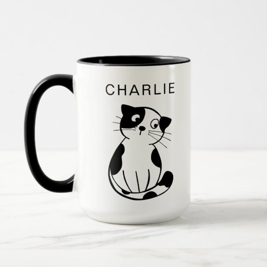 Personalized Custom Pet Mug with Photo and Name Tasse (Links)