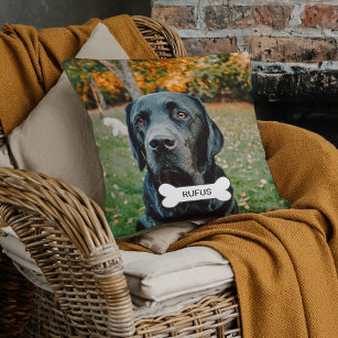 Personalized Custom Photo And Text Pet Dog Kissen