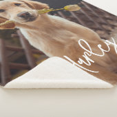 Personalized Custom Photo And Text Sherpadecke (3/4)