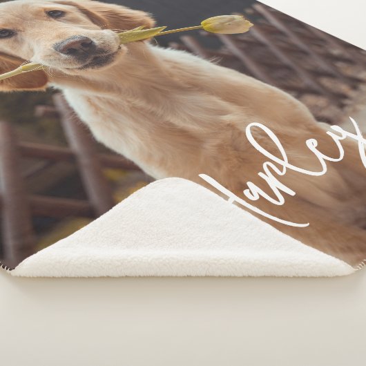 Personalized Custom Photo And Text Sherpadecke (3/4)