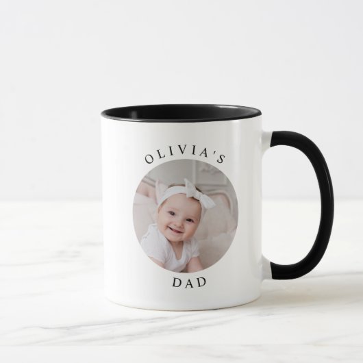 Personalized Custom Photo Dad Gift Tasse (Rechts)