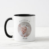 Personalized Custom Photo Dad Gift Tasse (Links)