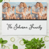 Personalized Custom Photo Geschirrtuch (Gefaltet)