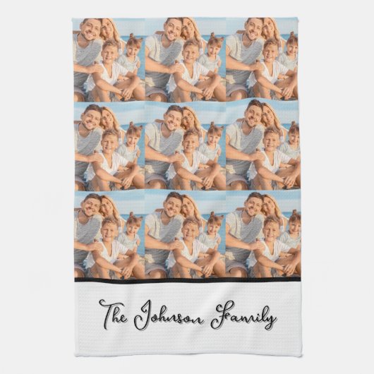 Personalized Custom Photo  Geschirrtuch (Vertikal)