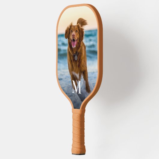 Personalized Custom Photo Monogram Pickleball Schläger (Links)