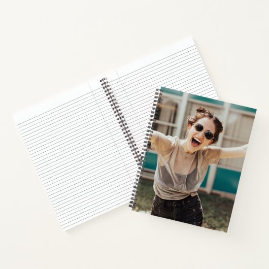 Personalized Custom Photo Spiral Notebook Notizblock (Innenseite)