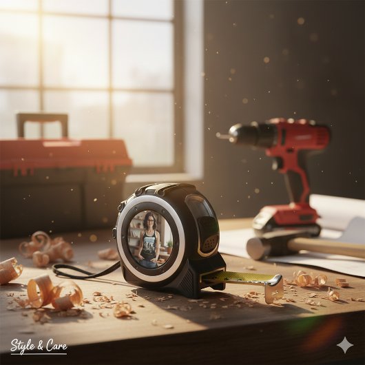 Personalized Custom Photo Tape Measure for Unique  Maßband