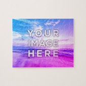 Personalized Custom Photo Vaporwave Puzzle (Horizontal)
