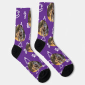 Personalized Custom Photo - Winter Celebration Socken (Rechts)