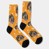 Personalized Custom Photo - Winter Celebration Socken (Rechts)