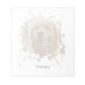 Personalized Custom Photo with Name Notizblock (Vorderseite)