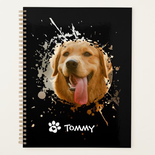 Personalized Custom Photo with Name Spiral Photo Planer (Vorderseite)