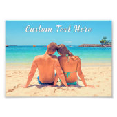 Personalized Custom Text and Photo Poster Example (Vorne)