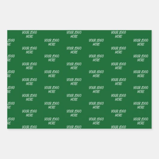 Personalized Custom Your Logo Here Business Office Geschenkpapier Set (Vorderseite 3)