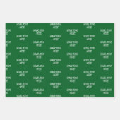 Personalized Custom Your Logo Here Business Office Geschenkpapier Set (Vorderseite 2)