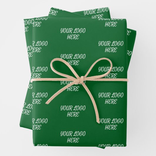 Personalized Custom Your Logo Here Business Office Geschenkpapier Set (Beispiel)